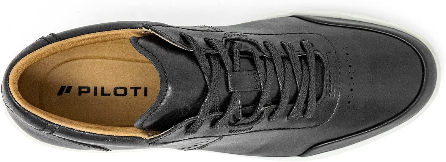 Piloti Driving Shoes for Men, Avenue Italian Leather Driving Performance Everyday Sneakers for Men - Image 4