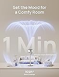 DREO 40 Inch Smart RGB Pedestal Fan, 20dB Silent Standing Fans for Bedroom, 120°+120° Oscillating Cooling Fan, Wi-Fi/Voice Control, DC Motor, 9 Speeds, 6 Modes, 12H Timer, 90 ft Circulator, Silver - 3