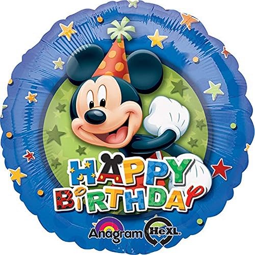 Miniatura 1 de Anagram International Mickey - Paquete de globos de papel de aluminio, multicolor