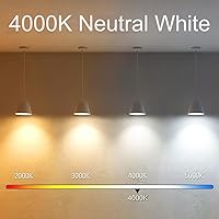 Vista 4 de NOVELUX 7.3 Inch E26 Led Bulb 6W, Equal 80 Watt 4000K Neutral White Edison Bulbs Dimmable, T10 T9 Long Tubular Clear Glass Light Bulb 800LM for