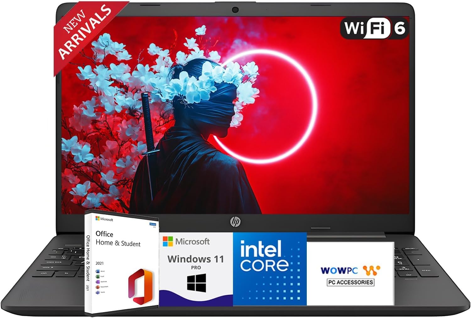 HP business laptop with Office, 15.6" FHD, 32GB RAM, 2TB SSD