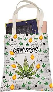 Cannabis Lover Gift Cannabis Anatomy Shopping Bag Sativa Indica Ruderalis Christmas Birthday Shoulder Bag