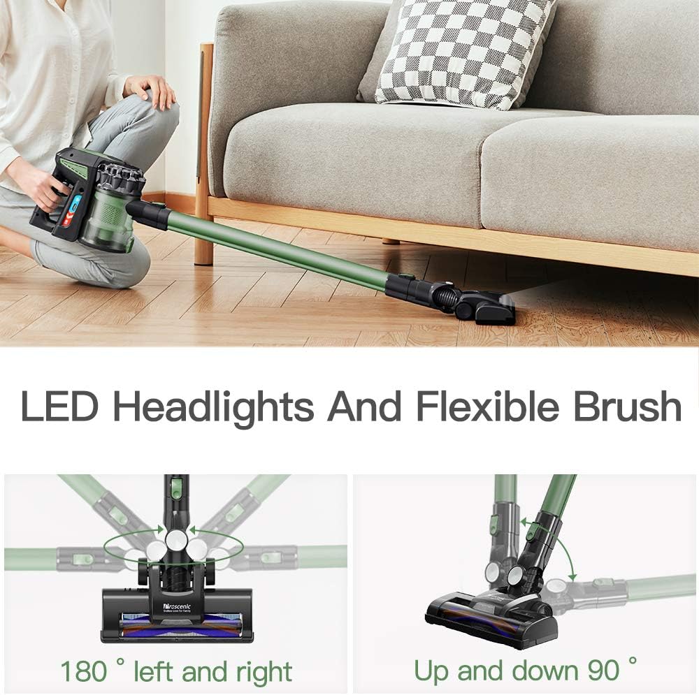 Image showing LED headlights and flexible brush head movement