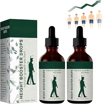 Height Booster Drops,Height Growth Oil for Adolescent Bone Growth,Reach Your Maximum Height 2pcs
