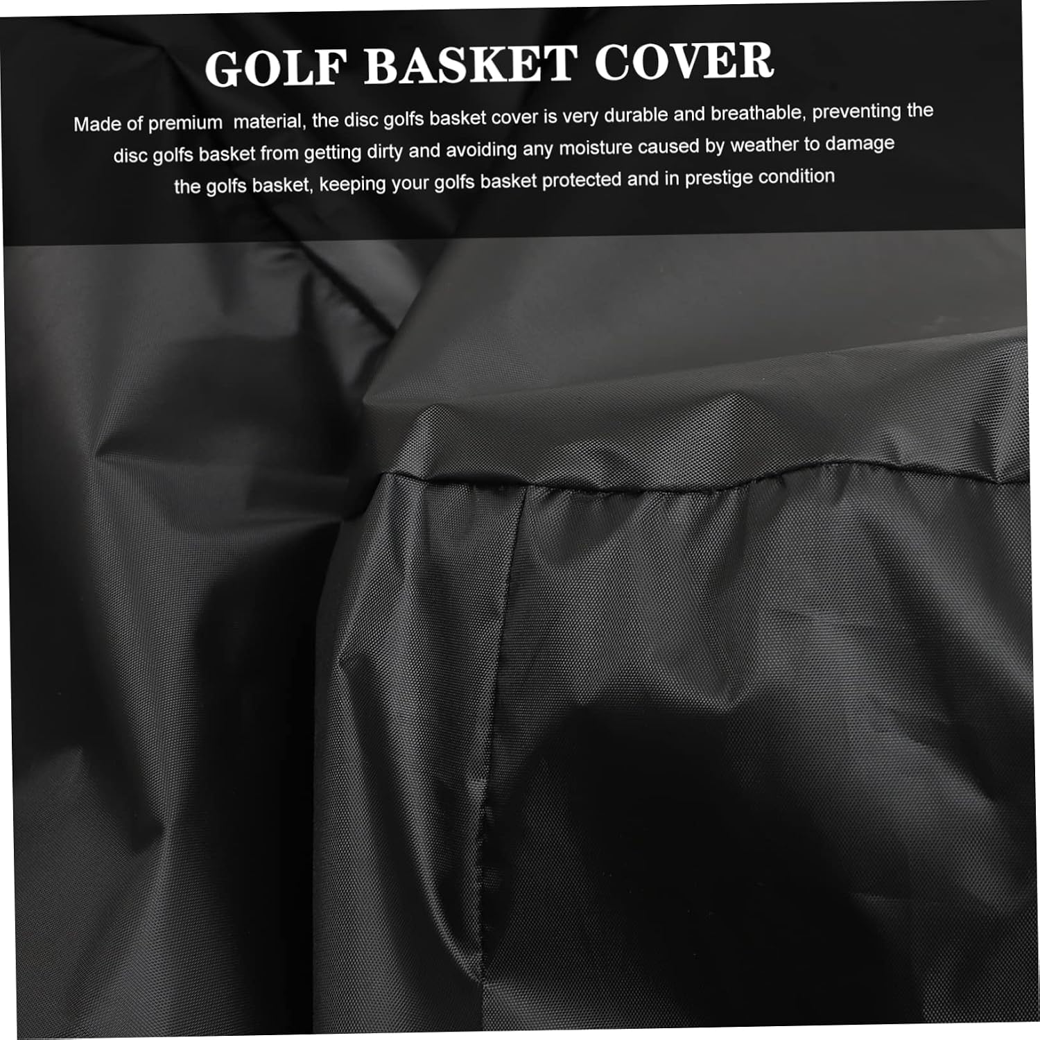 Disc Golf Basket Cover Golfs Trainer Protector Sleeve with Drawstring for Lightweight and Washable