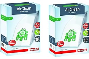 Unveil Pristine Cleanliness with Miele Type U AirClean FilterBags