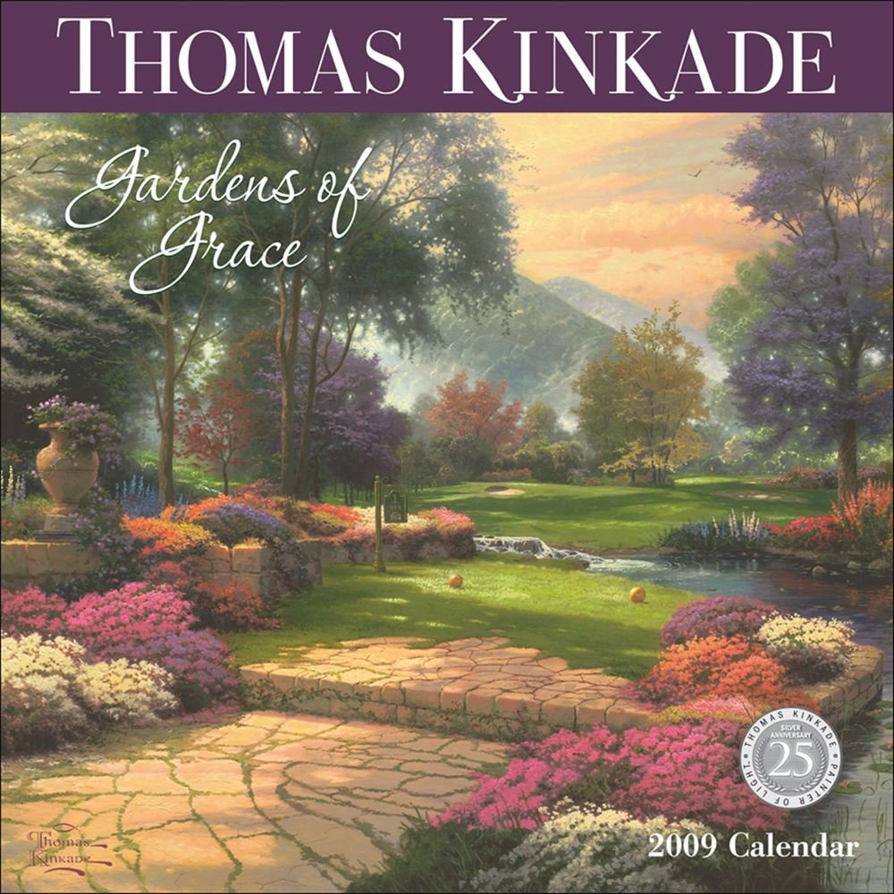 Thomas Kinkade Gardens of Grace 2009 Wall Calendar Kinkade, Thomas