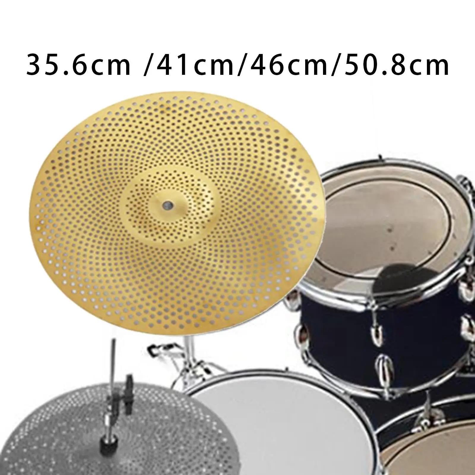 Talerze Hi Hat Talerz Ćwiczeniowy Do Perkusji O Niskiej Głośności(20inch)