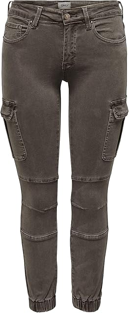 ONLY Onlmissouri Reg Ank Cargo Pnt Noos - Spodnie Kobiety