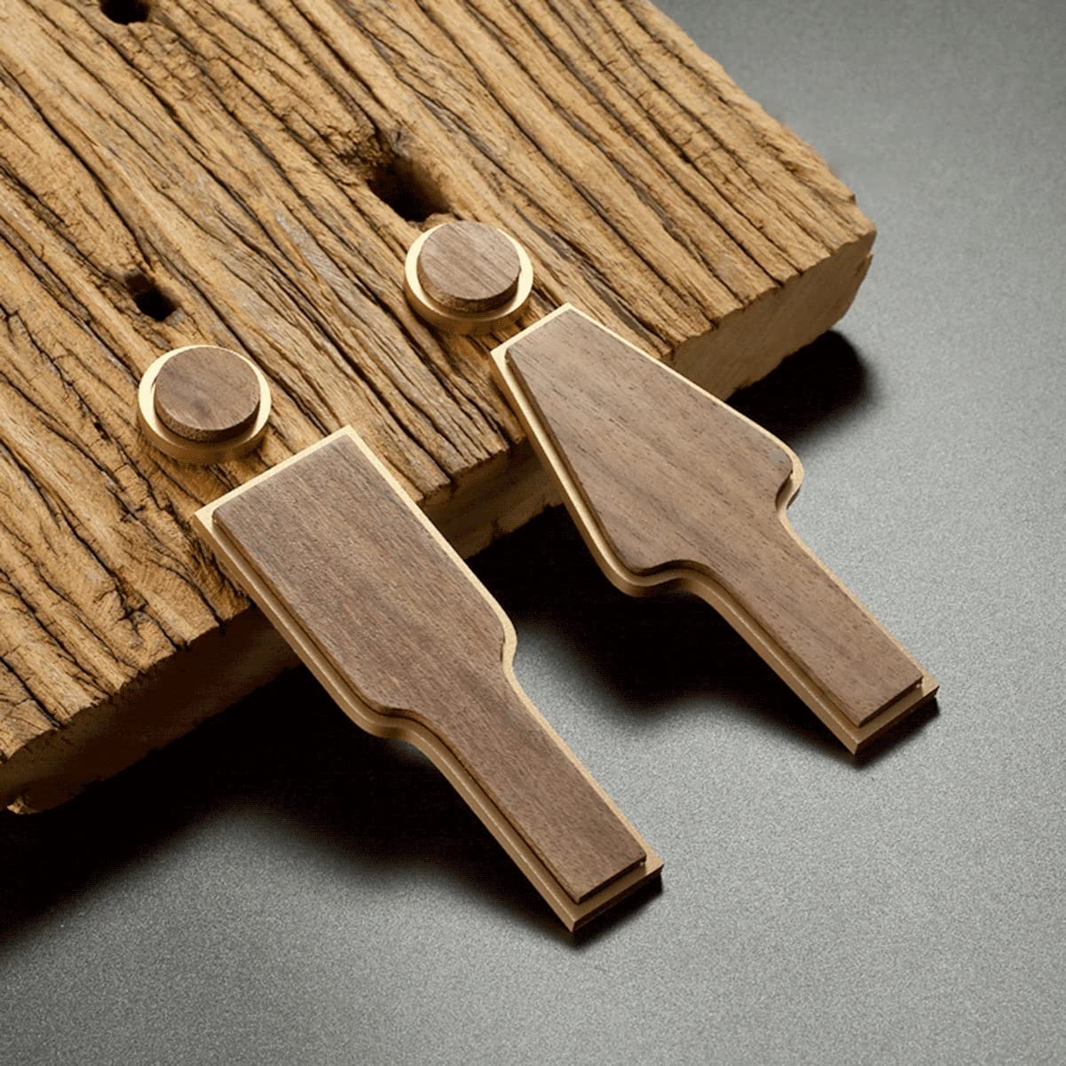 Letreros de baño for hombres y mujeres en negro y dorado - 2 piezas(Gold)