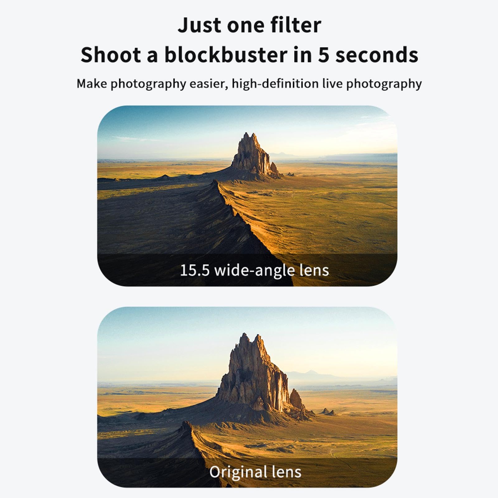 Camera Lens Filters Wide Angle Lens for DJI AIR 3 Drone Accessories Optical Glass Filter Accessory