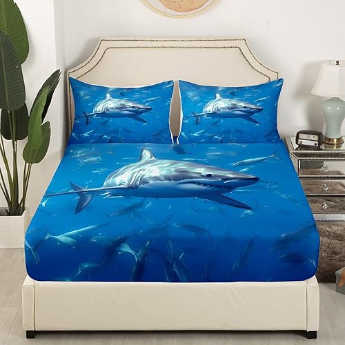 Miniatura 10 de Juego de sábanas de palmera costera, tamaño Queen, sábanas de verano estilo hawaiano, juego de ropa de cama de playa oceánica, estilo tropical,