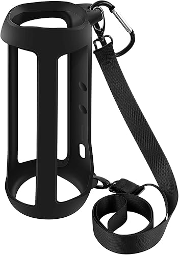 Funda de silicona para JBL FLIP 5 impermeable portátil Bluetooth altavoz, cubierta de goma suave de gel, bolsa de almacenamiento de viaje con correa