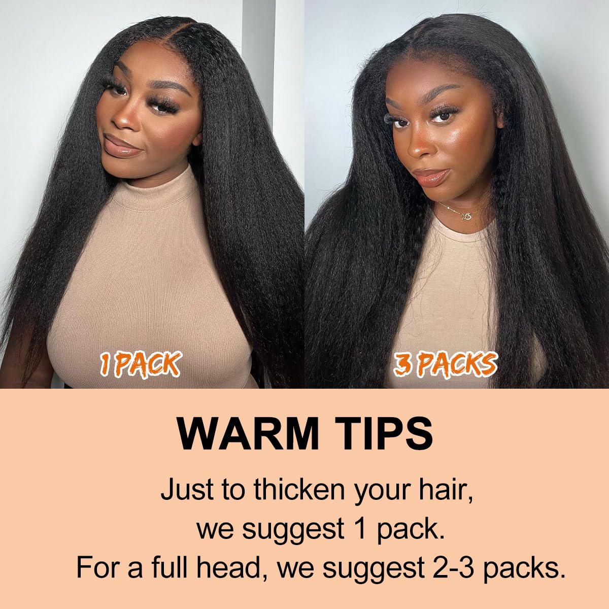 20 Inch Clip In Human Hair Extensions 8Pcs Kinky Straight Brazilian Remy $_10.JPG?set_id=880000500F main image 2