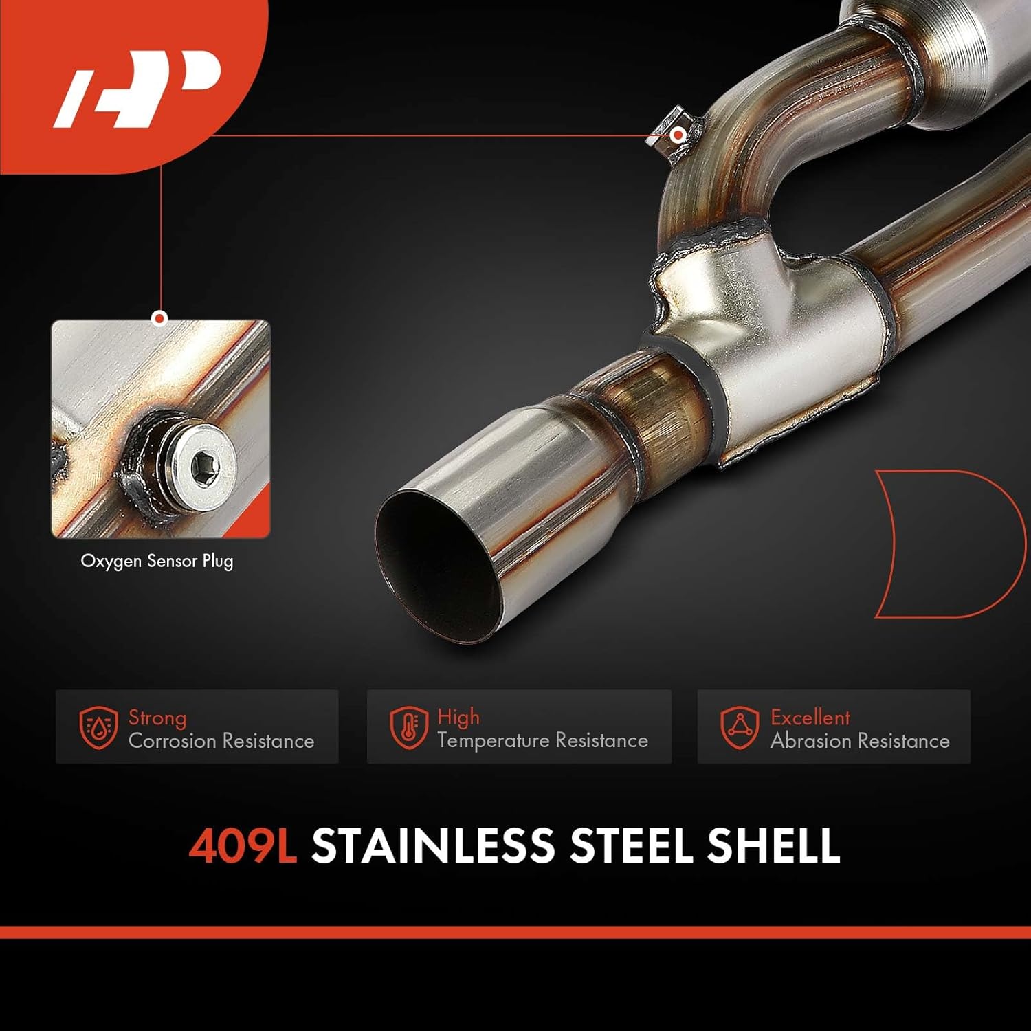 A-Premium Catalytic Converter Kit Direct-Fit Compatible with Dodge Ram 1500 2006-2007 5.7L, Ram 2500 2004-2006 5.7L, Ram 3500 2004-2007 5.7L, EPA Compliant