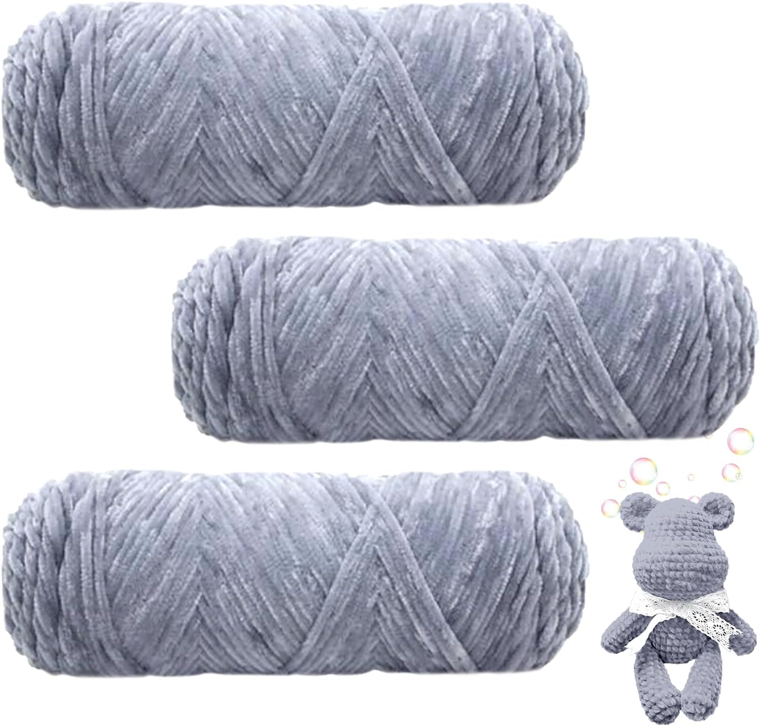 Maxee 300g (3×100g) laine de bébé veloutée laine de velours fil de