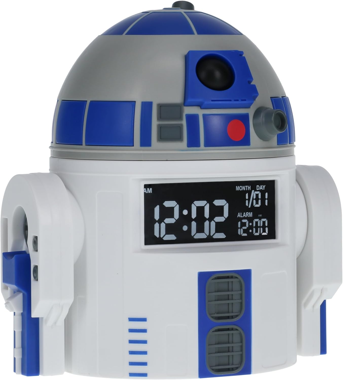 Paladone R2D2 Alarm Clock - Perfect Decor for Star Wars Fans - USB Cable Included - 13 cm (5") Tall