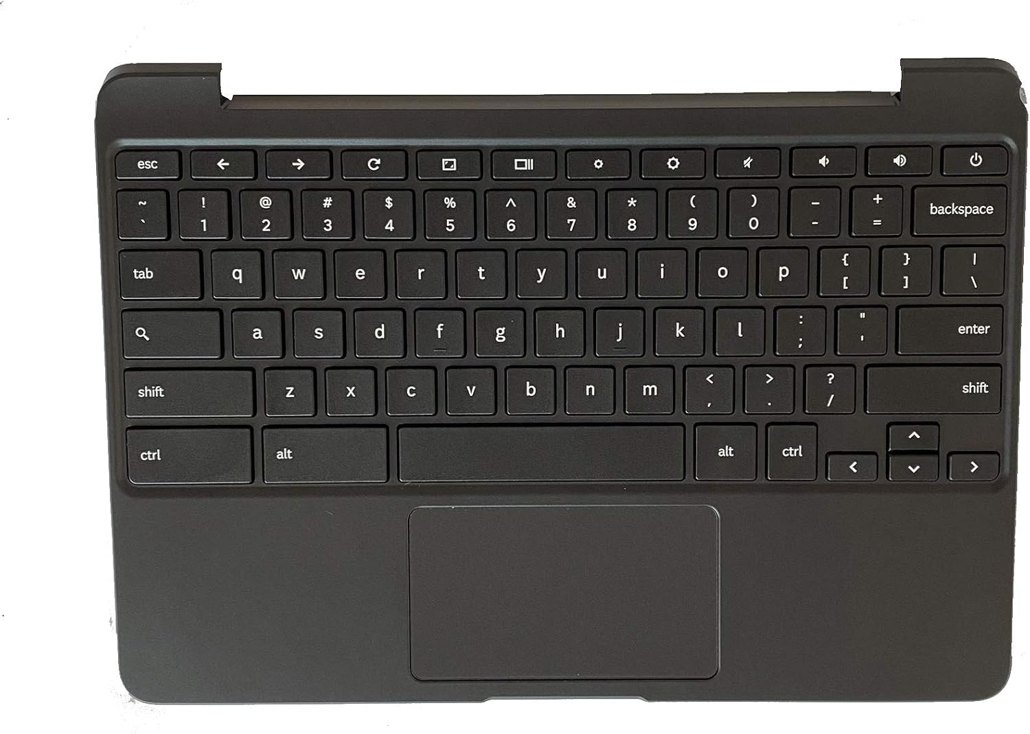 New Replacement for Chromebook 11 XE500C13 XE500C13-K01US S3 Laptop Upper Case Palmrest Non-backit Keyboard Assembly Part BA98-00603A Top Cover Black