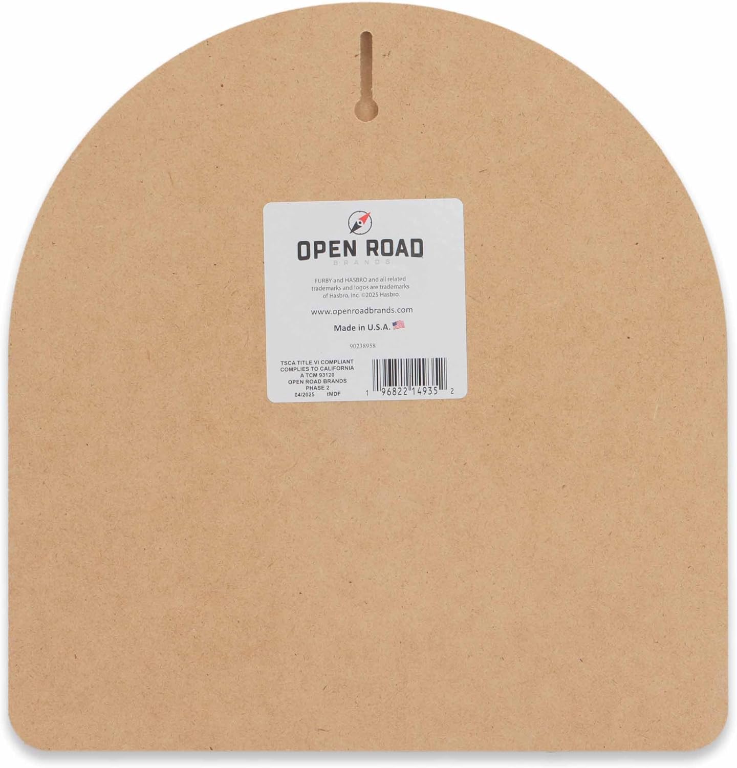 Hasbro Furby You Are Wonderful Wood Sign - Pastel Rainbow Wall Decor Featuring Retro Furby Art - Image 3