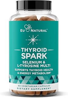 Spark Energy Support – Naturally Fight Fatigue, Balance Hormones, Promote Focused Energy – Zinc, Selenium, Iodine – 60 Vegetarian Soft Capsules