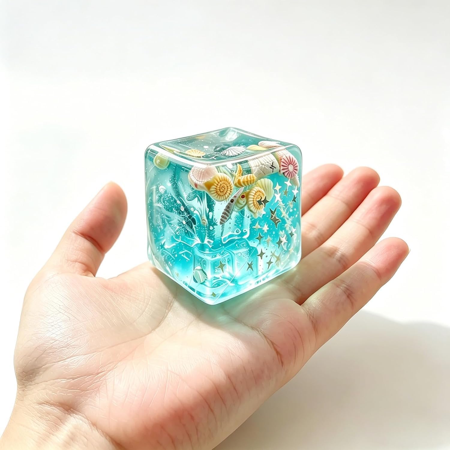 Ocean Ice Cube Squishy - Stress Relief Toy -3