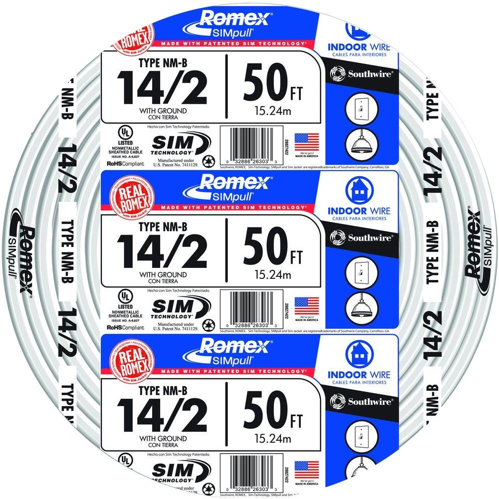 Southwire Southwire MSB1G One Gang Device Box & Romex Brand Simpull ...