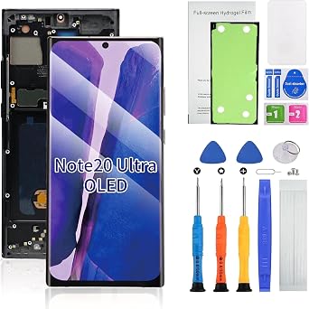 OLED for Samsung Galaxy Note20 Ultra Screen Replacement Note20 Ultra-Black