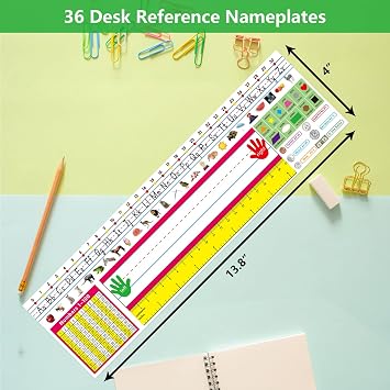 Fancy Land Desk Reference Nameplates Traditional Manuscript Nameplates