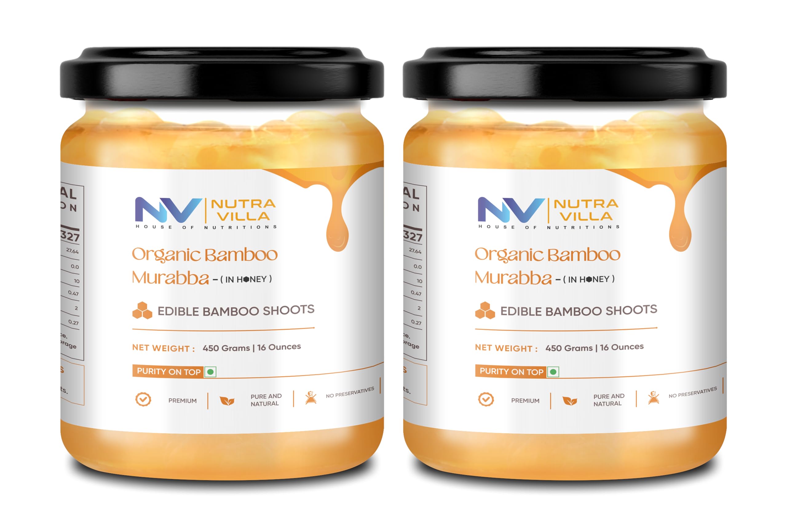 Nutravilla Bamboo Murabba Made With Raw Forest Honey Bans ka Murraba | Supports Height Increase, Boost Digestive Health, Sugar Free | 2 Jars Of 450 Gram Jar Each (B0DBZ9KFGJ) Amazon Price History, Amazon Price Tracker