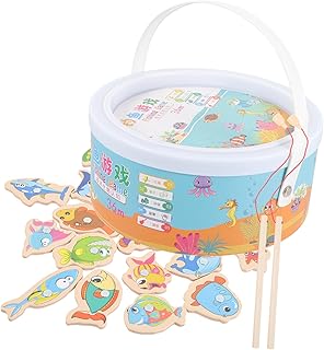 COHEALI 1 Conjunto De Brinquedos Para Bebês Brinquedos Infantis Brinquedos Educativos Jogo De Pesca Placa De Pesca Placa De Pesca Para Crianças Placa De Pesca Brinquedos De Pesca
