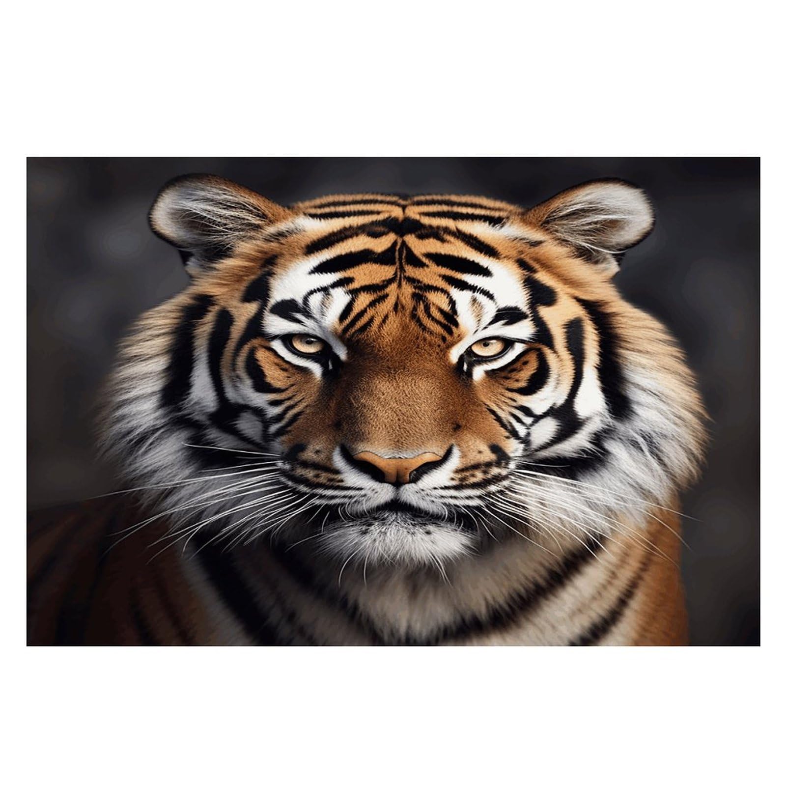 Tiger Placemats Non-Slip Heat Resistant Table Mats Flax Washable Cloth Place Mats Easy to Clean Premium Placemat for Kitchen Dining Table Decor Party Outdoor