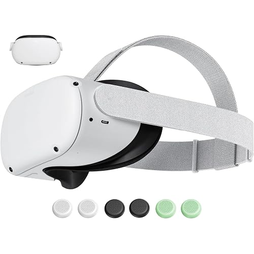 Original Replacement Head Strap for Meta Oculus Quest 2, Enhanced Comfort and Gaming Immersion VR Accessories Compatible with Oculus/Meta Quest 2 Elite Strap