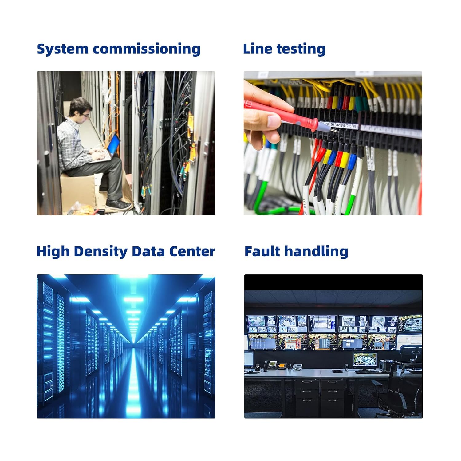 10pack LC Multimode OM2 Fiber Loopback Adapter with Pull Tab, for Fiber Optic Testing and Equipment Diagnostics 2pcs/Bag