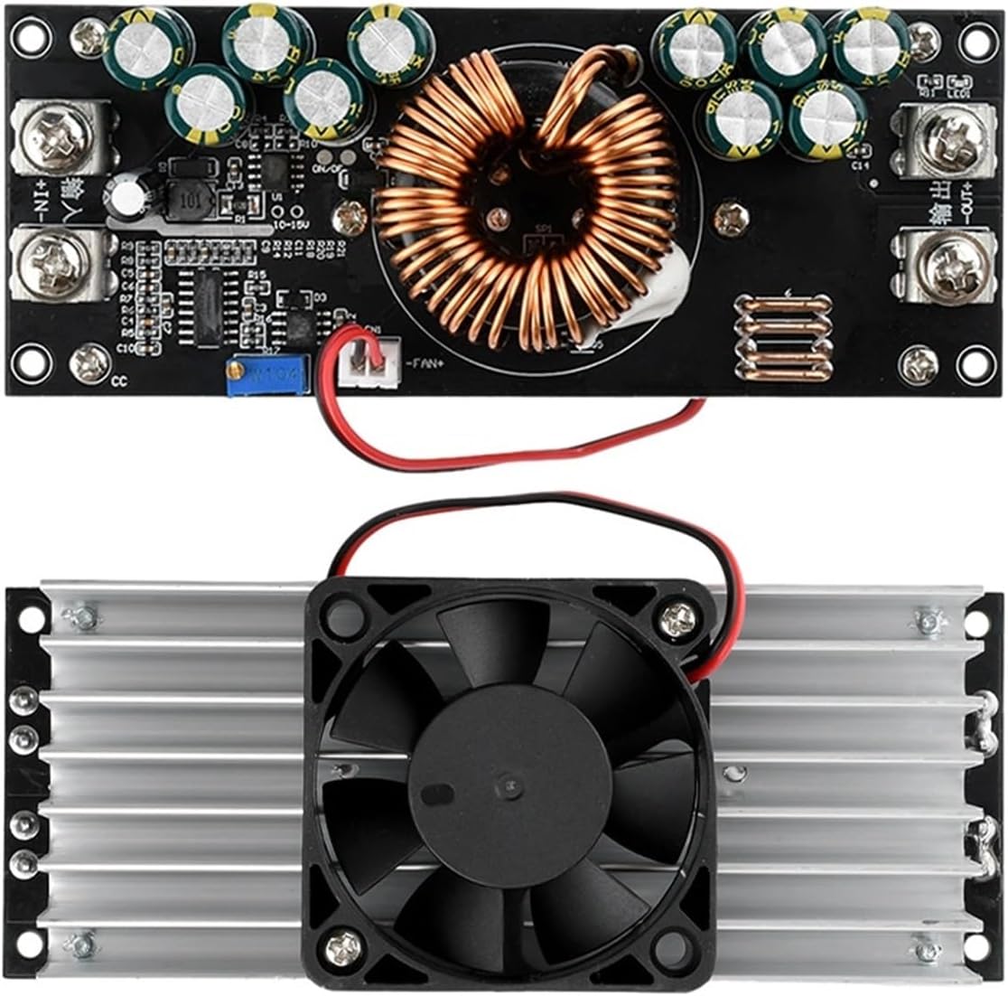 1500W 1200W DC-DC Buck Converter 15-90V to 2.5-72V Adjustable Step-Down Module Constant Voltage 50A Voltage Regulator(1200W)