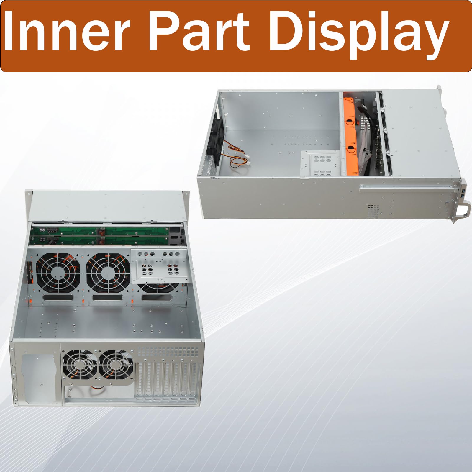 さー Amazon.com: Server Case 4U, 4U Server Chassis with 24 Hard-Drive