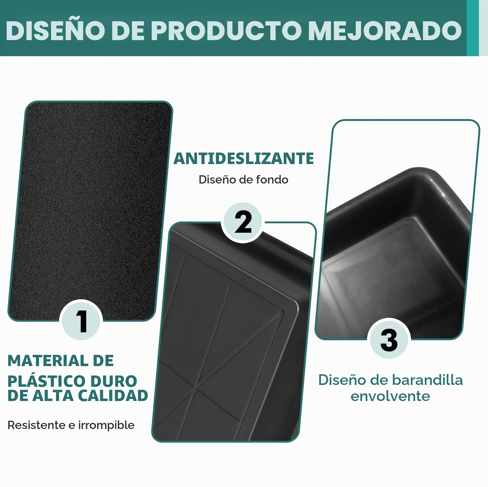 Bandeja Extragrande para el Aceite del Coche, 90 x 60 x 4 cm | bandeja colectora de aceite para debajo del coche, bandeja colectora de aceite, recipiente grande de plástico
