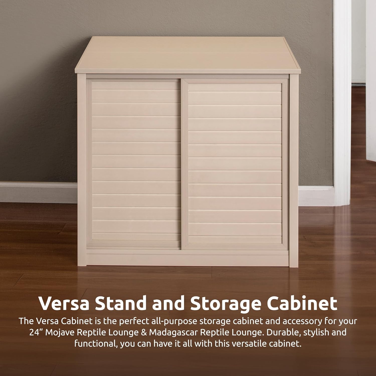 New Age Pet ECOFLEX 30" Small Versa Stand, Standard Height Cabinet for Reptile & Small Animal Habitat, Lounge in Maple