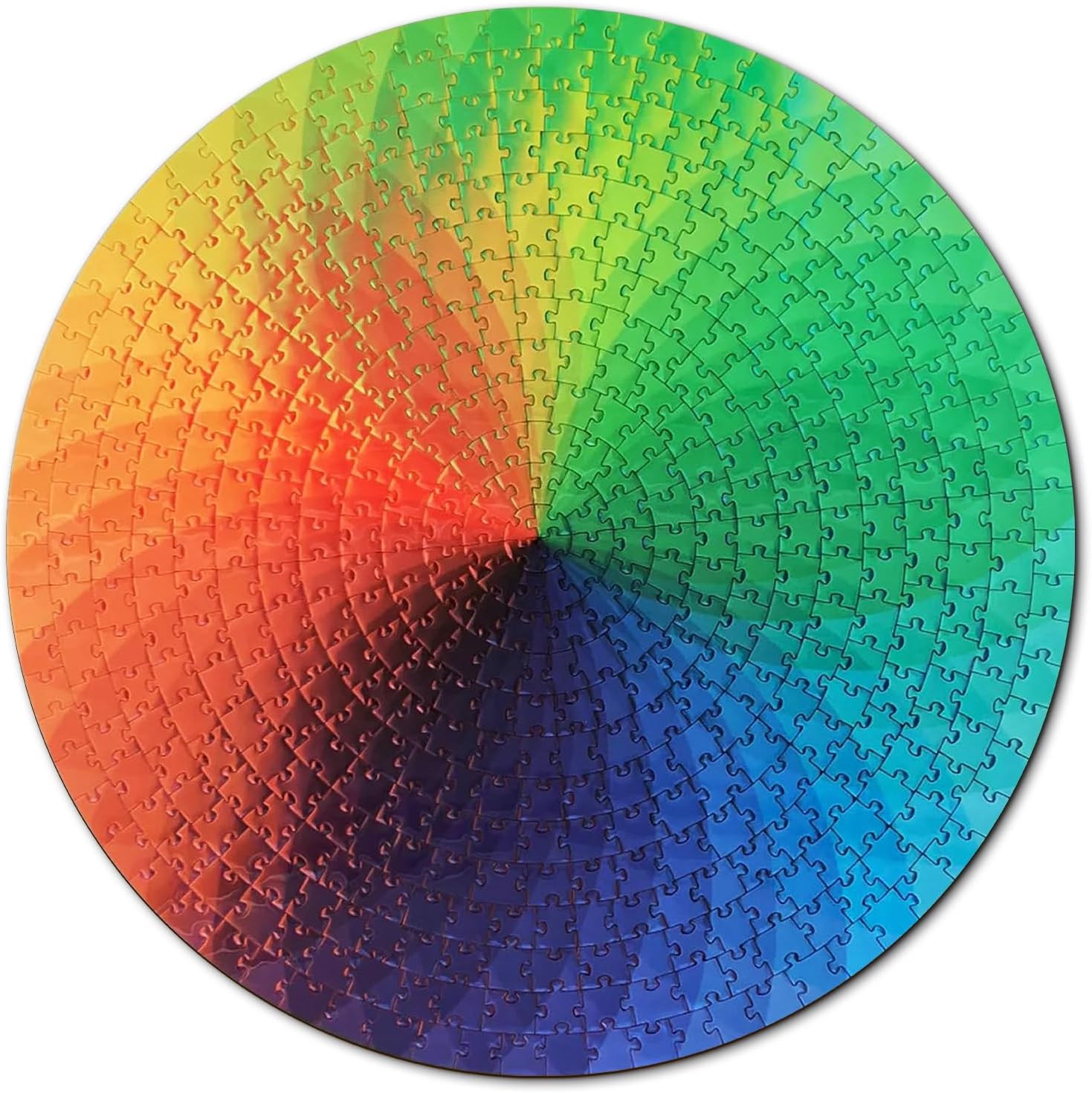 Puzzles for Adults 1000 Pieces, Prismatic Glow Jigsaw Puzzle