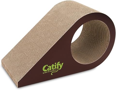 Best Pet Supplies Oluklu Mukavva Kedi Scratcher Dolum Pedleri, Şezlong ve Eğlenceli İnteraktif Tırmalama Tahtaları, Pençe Güvenli, Dayanıklı, Doğal Geri Dönüşümlü Malzemeler, Aktif Oyunu Destekler -