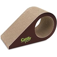 Meilleures fournitures pour animaux de compagnie Catify Cat Scratcher, Scratchers interactifs amusants, poteaux, poteaux, coffre-fort &agrave; griffes, &eacute;conomiseur de meubles Support de jeu int&eacute;rieur Comportements naturels des chats Robuste - Gouttelette