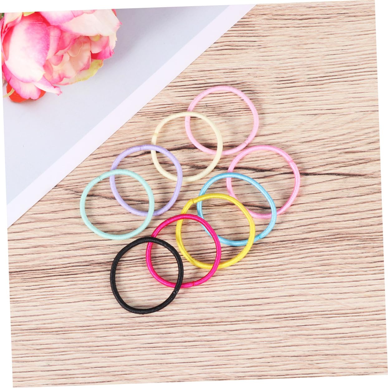 WOONEKY 3sets Hair Ties for Boys and Girls Girls Simple Hair Ropes Fashion Ponytail Holders for Toddlers