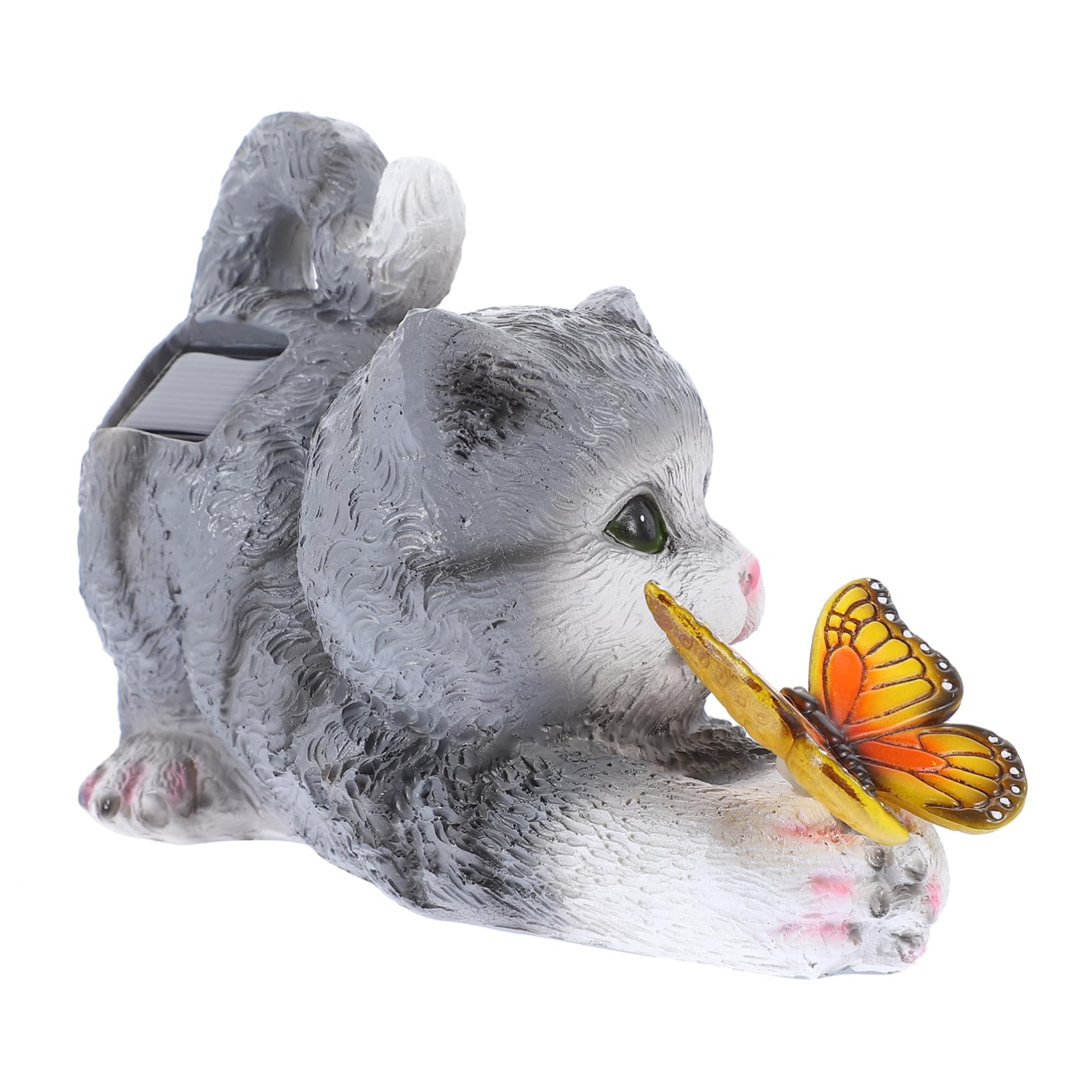 Realistische Katzenfigur aus Kunstharz, Kleine Katzenstatue | Dekorativ und Praktisch, für Raumabstimmung Geeignet, Tierliebhaber und Sammler