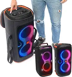 Case Bolsa Bag Com Tela Frontal Polo Culture Compatível com Jbl Partybox Club 120 e Partybox 110 Inovadora Exclusiva