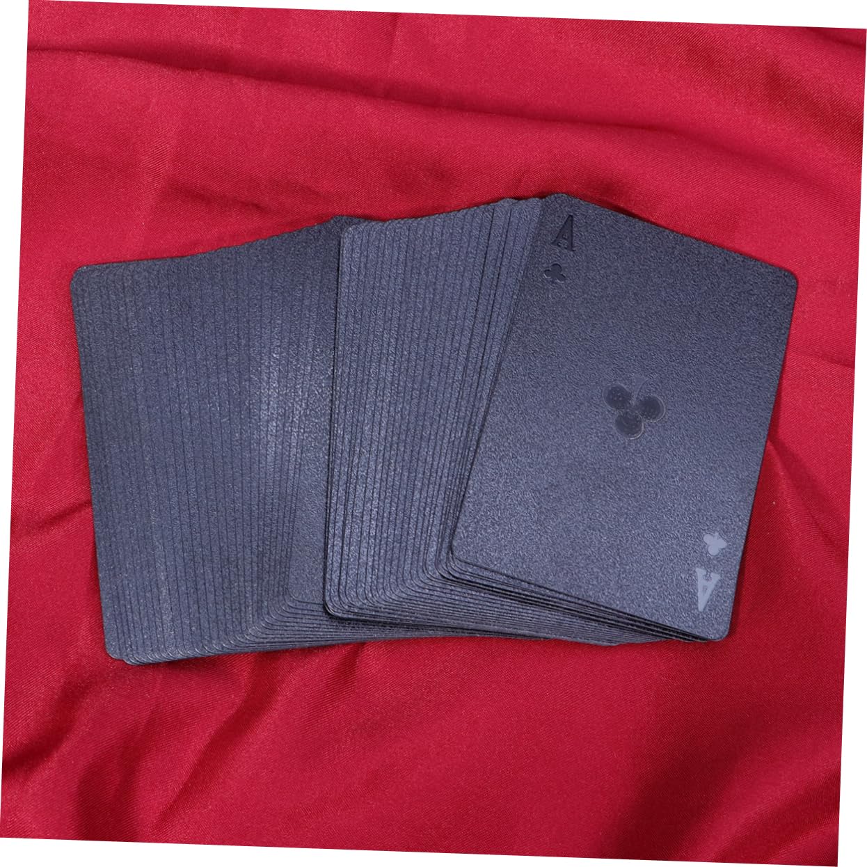 BESTonZON 3 Pezzi Orbita Skateboard Guarnizione Deck Of Party Stuff Svengali Deck Luminoso Poker Deckle Black Metal 52 Deck Carte Da Re Giocando Cardistry Decker Scacchiera