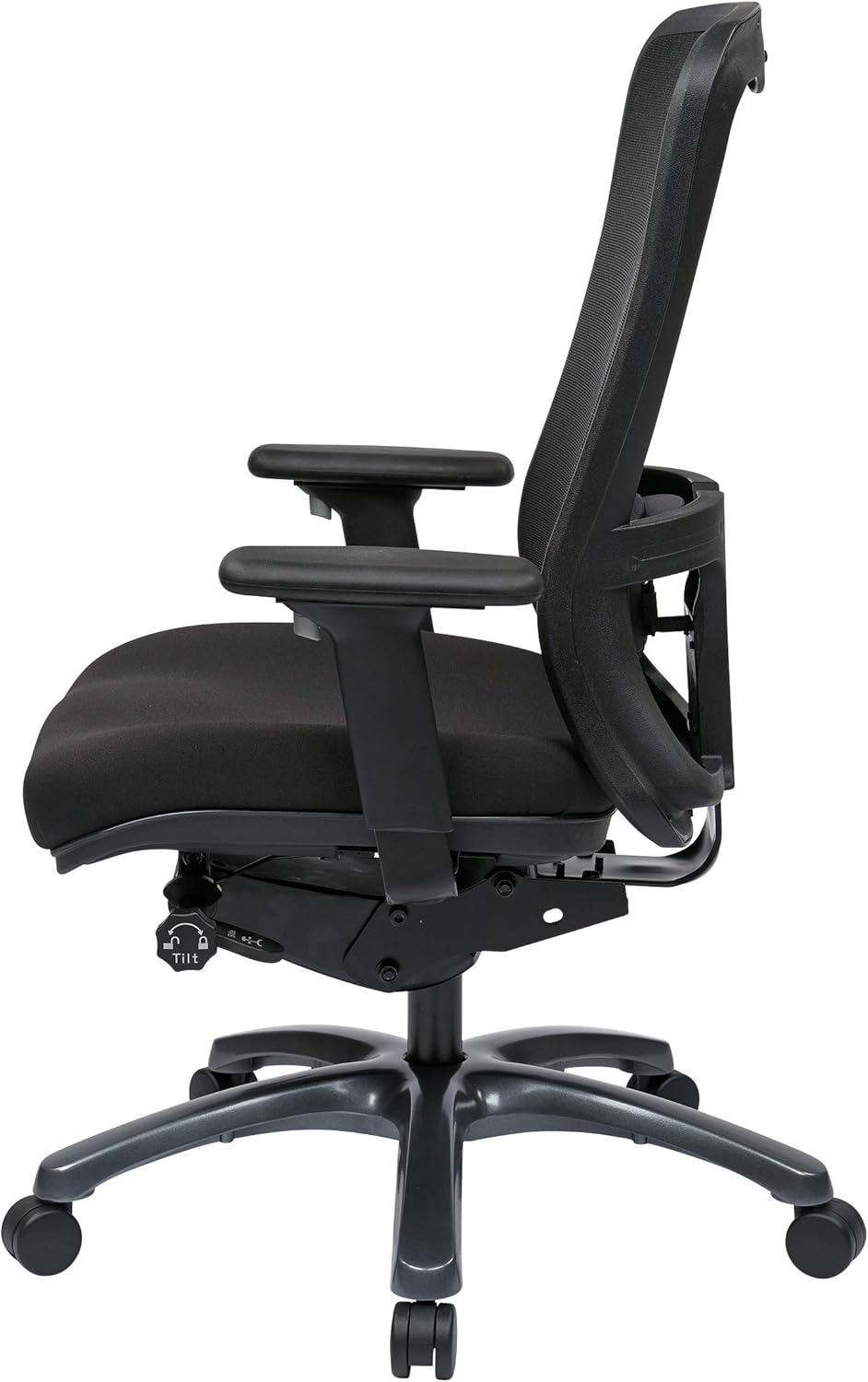 Black Friday π₯ Office Star ProGrid Mesh Back and Padded Coal FreeFlex Seat, Adjustable Arms and Lumbar, Titanium Finish Base Adjustable High Back Chair, Black Exclusive Discount π₯ Office Star ProGrid Mesh Back and Padded Coal FreeFlex Seat, Adjustable Arms and Lumbar, Titanium Finish Base Adjustable High Back Chair, Black