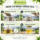Premium Green Tea Leaves 200g | Organic Natural & Fresh | Rich in Antioxidants | Supports Weight Management, Energy & Detox | Loose Leaf Green Tea | gallery image