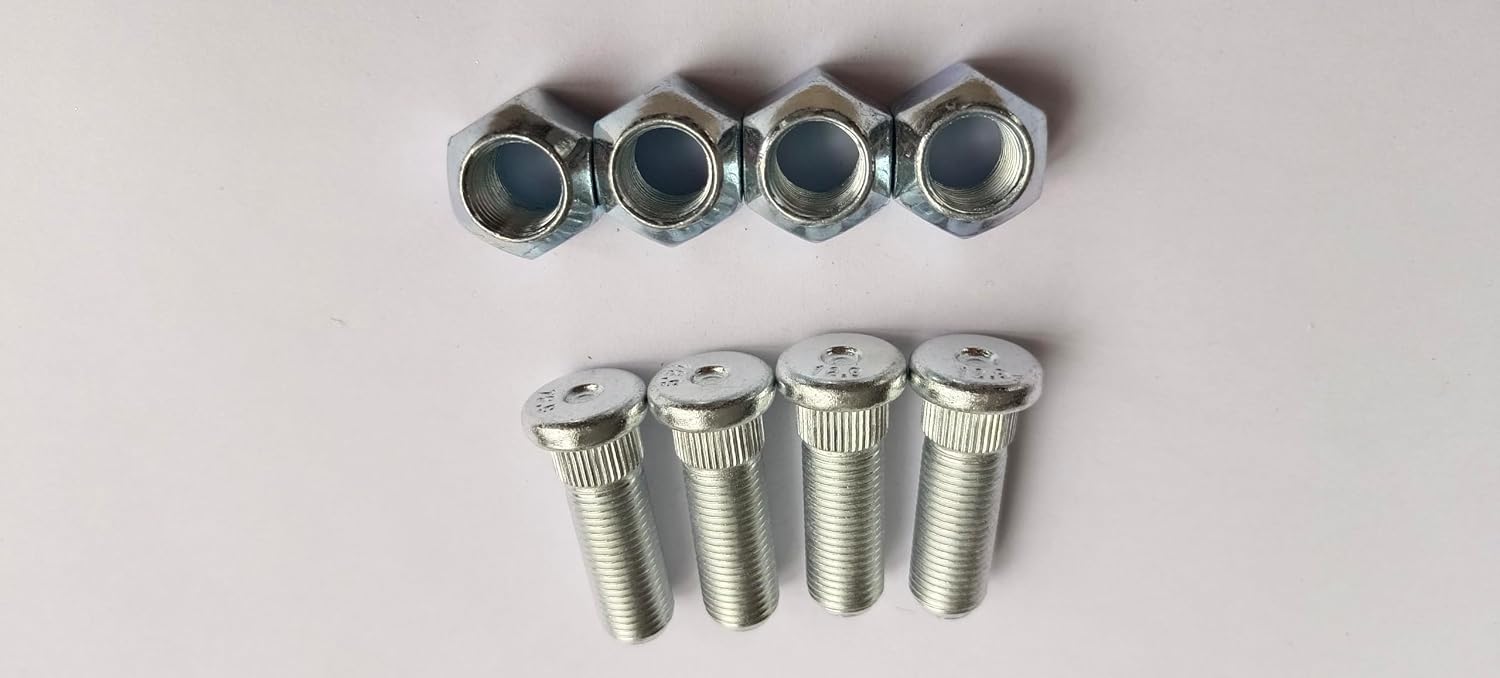XYUJIEFront Rear Wheel Studs & Lug Nuts 85-1023 Replacement for 2014-2024 Yamaha Viking 700 & VI UTV Wolverine X2 X4 850