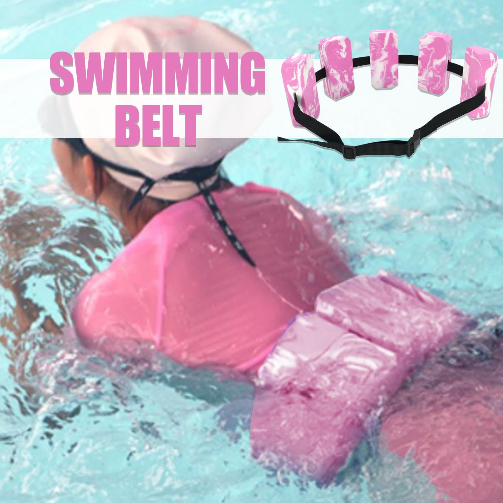 Cintura di nuoto - Cintura di allenamento comoda non slip | Cintura di nuoto Eva per bambini con indossare il comfort regolabile per nuotare in piscina per uomini, donne, adolescenti e adolescenti