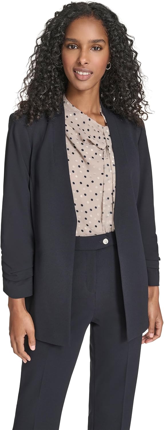 Calvin Klein Women's Open Front Suit Blazer