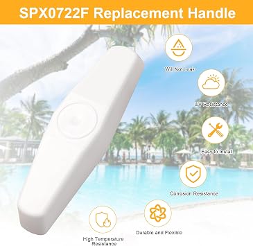 SPX0722F Replacement Handle Compatible with Hayward Trimline Ball Valves Models SP0722, SP0722S, SP0723